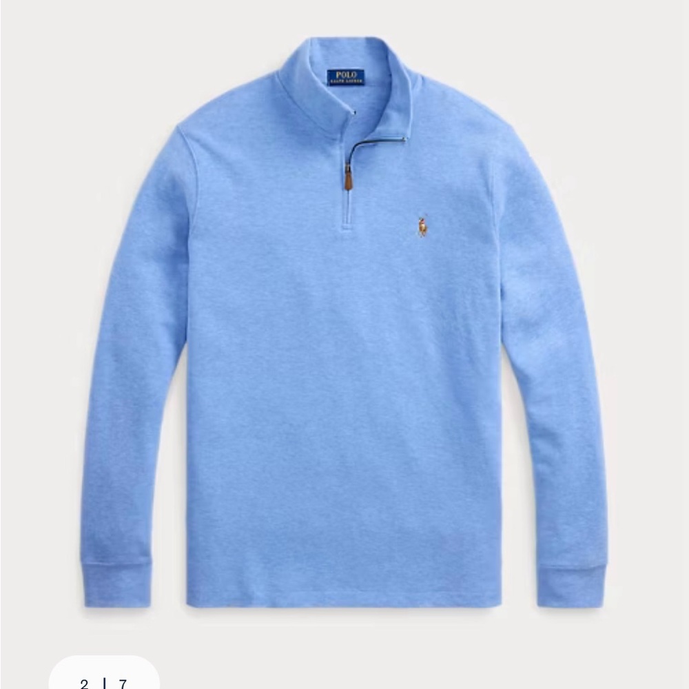 Ralph Lauren Blue Quarter-Zip Men’s